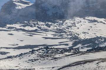 winter in the mountains