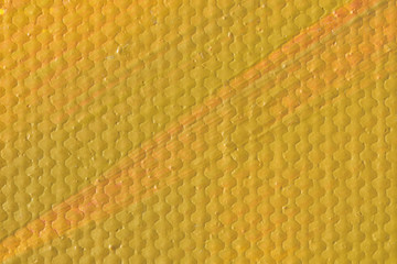 Macro image of paint on canvas