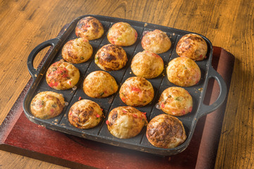たこ焼き　octopus dough balls Takoyaki japanese food