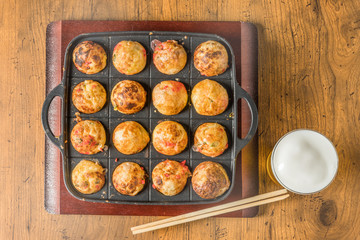 たこ焼き　octopus dough balls Takoyaki japanese food