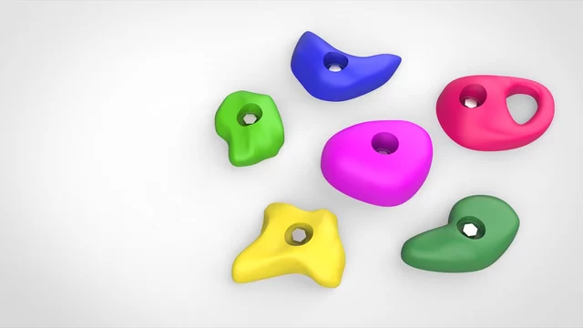 クライミングホールド カラフル バリエーション 右 Stock イラスト Adobe Stock