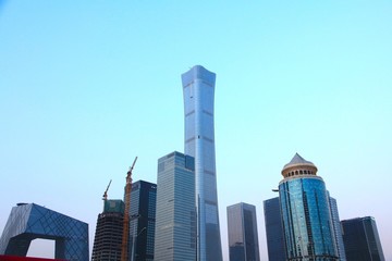 Fototapeta na wymiar Skyline of Beijing – the Capital of China