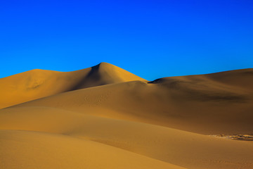 The dunes in Death Valley