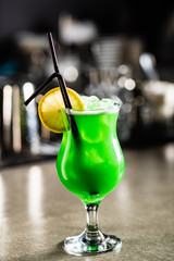 tasty cocktail in the bar