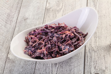 Cole slaw salad with cabbage