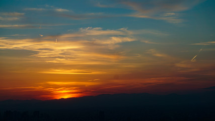 Fototapeta na wymiar Sunset Tokyo