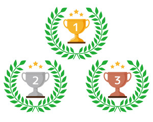 トロフィー　優勝　カップ　優勝カップ　金　銀　銅