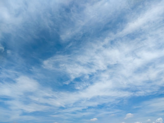 blue sky with white clouds