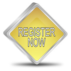 Register now Button - 3D illustration