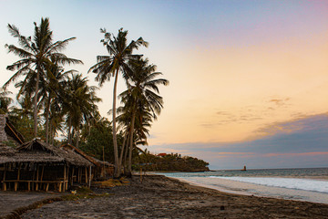Sunrise in Lombok, Indonesia.