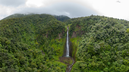 Chut de Carbet, Guadeloupe von oben © Christian Pausch