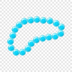 Beads icon. Cartoon illustration of beads vector icon for web design