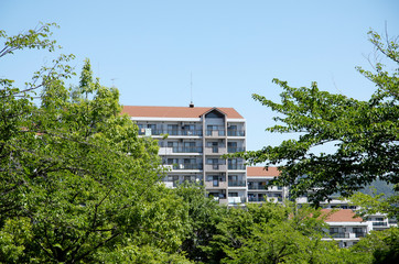 マンション　高層マンション　タウン　集合住宅