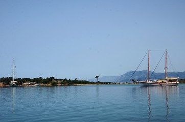 Obraz premium Sedir Adasi : île de Cléopâtre (Golfe de Gokova- Turquie)