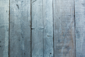 White wooden background for mockups. White with little adding of blue background for layouts.