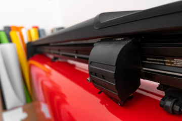 Vinyl cutter plotter machine head