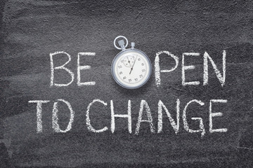 be open to change watch