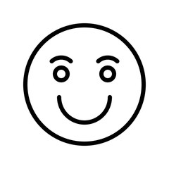 Emoticon vector, Social media line style icon