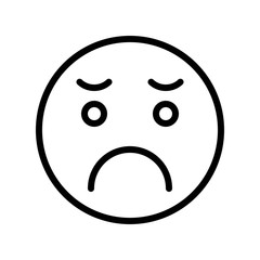 Emoticon vector, Social media line style icon