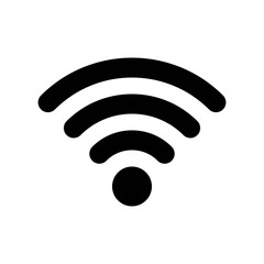 WIFI vector, Social media solid style icon
