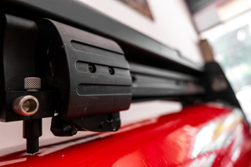 Vinyl cutter plotter machine head