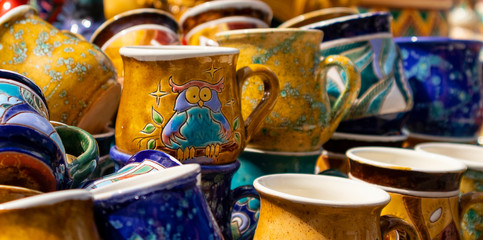 This cup with a picture of an owl.