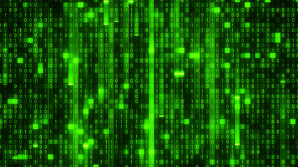 Obraz premium Data stream.Big data fall