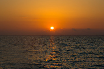 sunrise over the sea