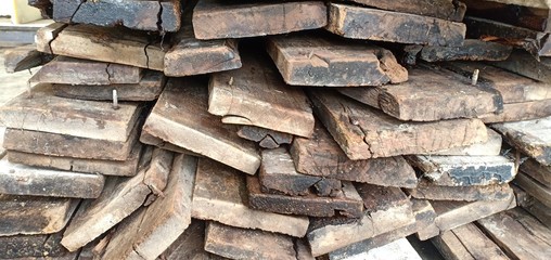 Old wood background, decayed and without value