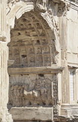 photo of Arco di Tito, Arch of Titus, Rome, Italy, summer