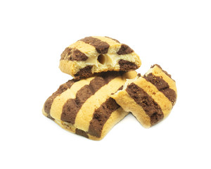 Biscuits - Cookies, isolated on white background