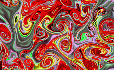 Magic space texture, pattern, looks like colorful smoke and fire with little dots