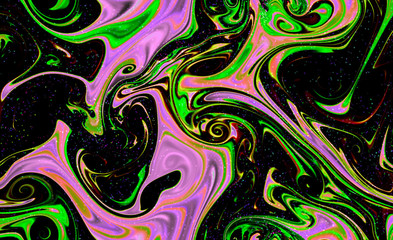 Magic space texture, pattern, looks like colorful smoke and fire with little dots