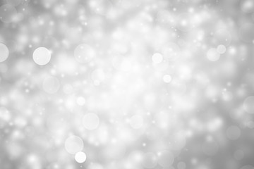 white blur abstract background. bokeh christmas blurred beautiful shiny Christmas lights