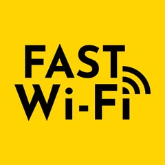 WiFi symbol icon, wireless local area networking vector