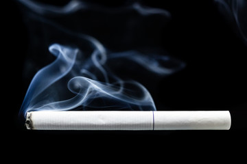 Cigarette smoke cigarette butt