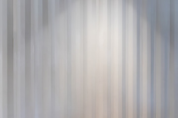 white metal sheet wall with light. side view of white container office panel background and texture.