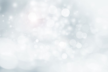 Obraz premium white blur abstract background. bokeh christmas blurred beautiful shiny Christmas lights