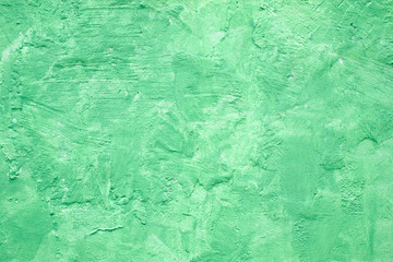 Grunge decorative craft texture. Green wall design background - Image	