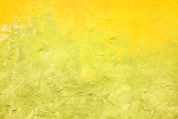 Yellow gradient wall design background. Grunge decorative craft texture. - Image	
