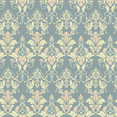 Seamless vintage wallpaper. Vector background