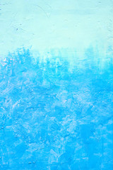 Grunge decorative craft texture. Blue wall design background - Image 