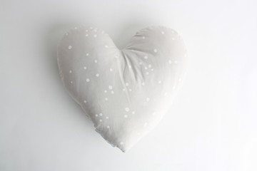 pillow with heart shape