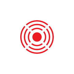 O letter logo design vector template
