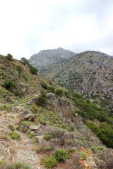 Fototapeta na wymiar Kreta, Kavousi, Bergwanderung