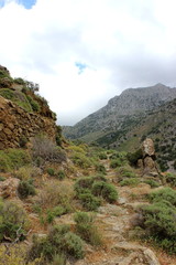 Fototapeta na wymiar Kreta, Kavousi, Wanderweg