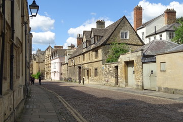 Fototapeta na wymiar Oxford streets - Oxfordshire, England, UK