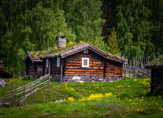 Old building in Lillehammer,  Oppland Norway