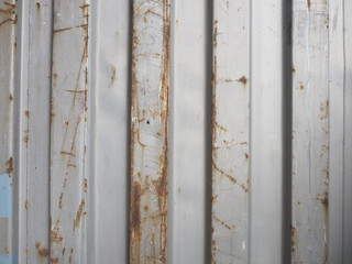 Rust on the iron wall