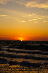 Sonnenuntergang am Strand